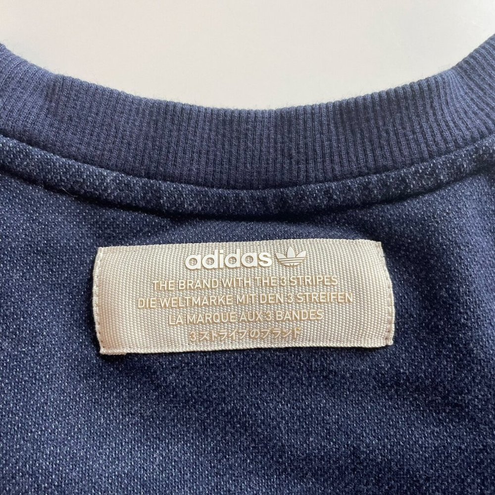Adidas Navy Blue Crewneck Sweatshirt | 11/12 - Picture 5 of 6